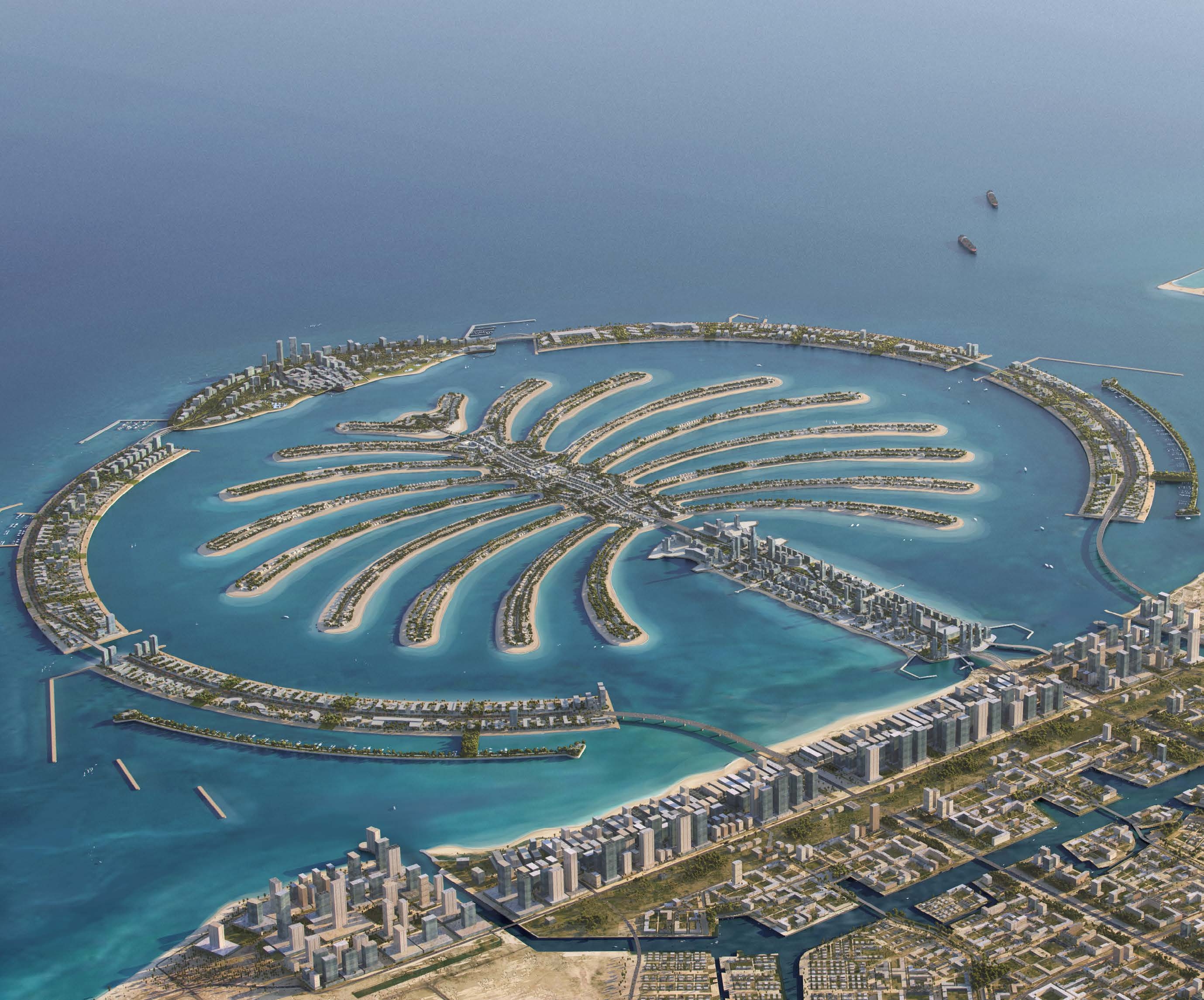 Palm Central Jebel Ali location map